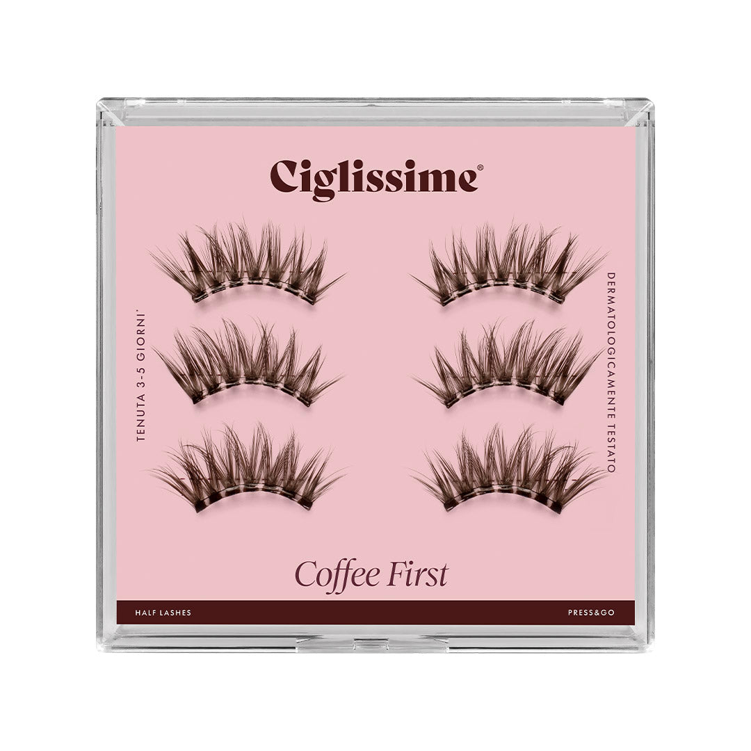 Half Lashes - Coffee First