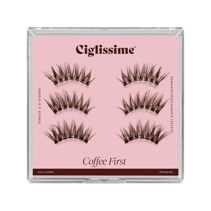 Half Lashes - Coffee First