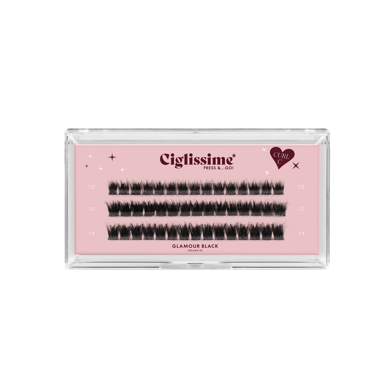 Glamour Black - Regular Lash Clusters