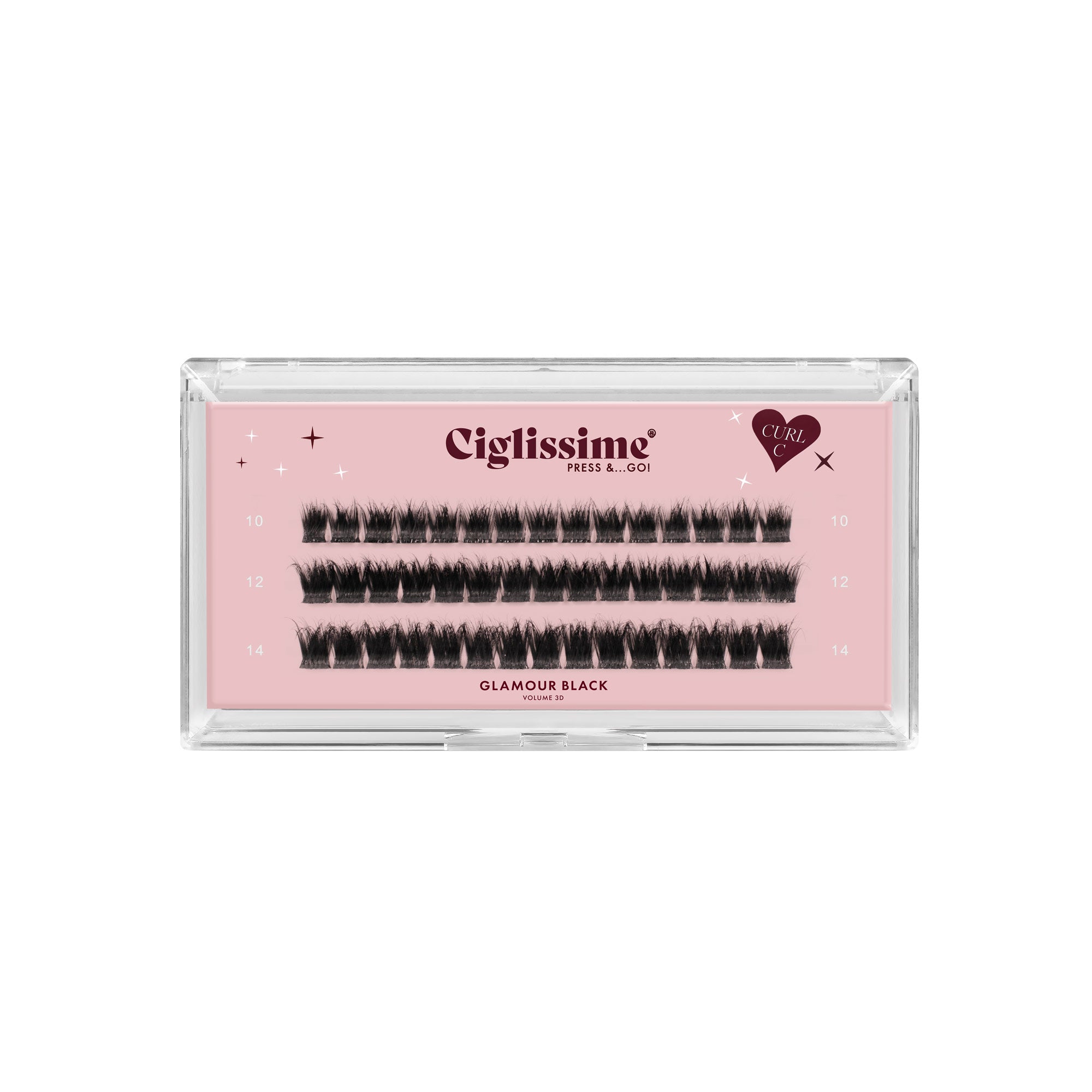Glamour Black - Regular Lash Clusters